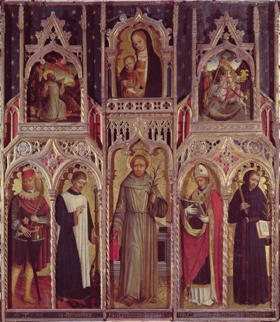 Altarpiece of St. Anthony by Ludovico Brea